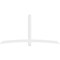 Ekena Millwork Bellingham Architectural Grade PVC Gable Bracket, 96"W x 48"H x 2"D x 4"F, 12/12 Pitch GBP096X48X0204BEL00 - alternate 4